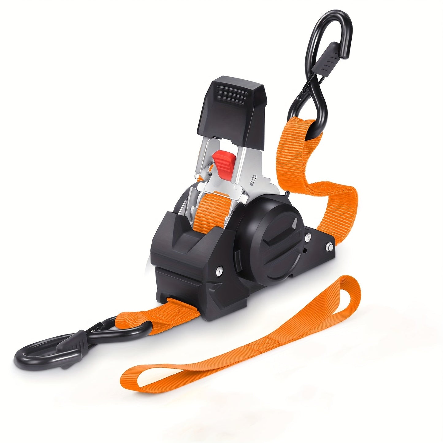 Straps Cargo Ratchet Tie Down Retractable 10' 4pc