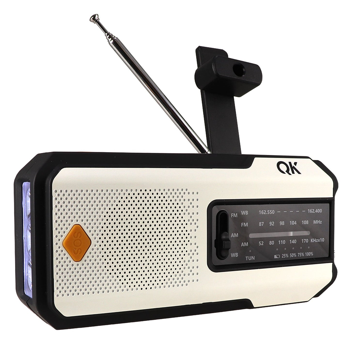 Radio Emergency QK FM/AM/NOAA/SOS/Strobe/Torch