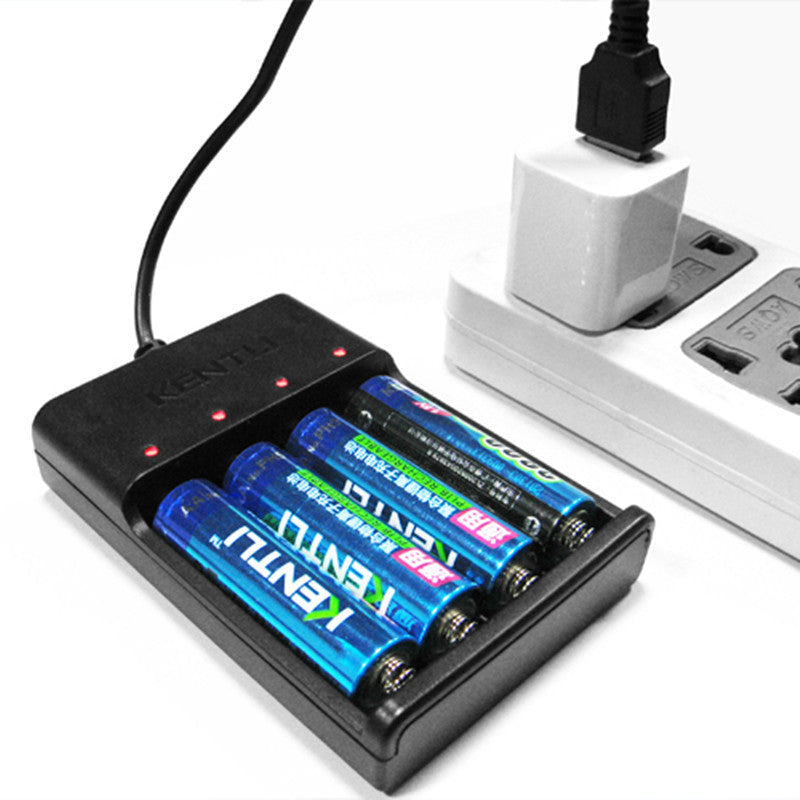 AlphaLife247 CHU4 USB-Powered Lithium Charger and multi-slot power replenishment kit, designed for efficient, off-grid energy independence and long-term power maintenance in your essential field and emergency gear.