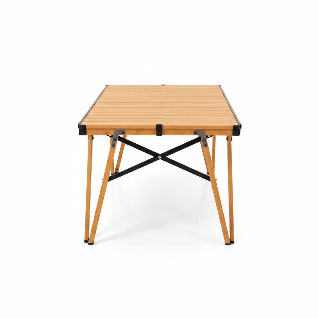 Folding Table End View