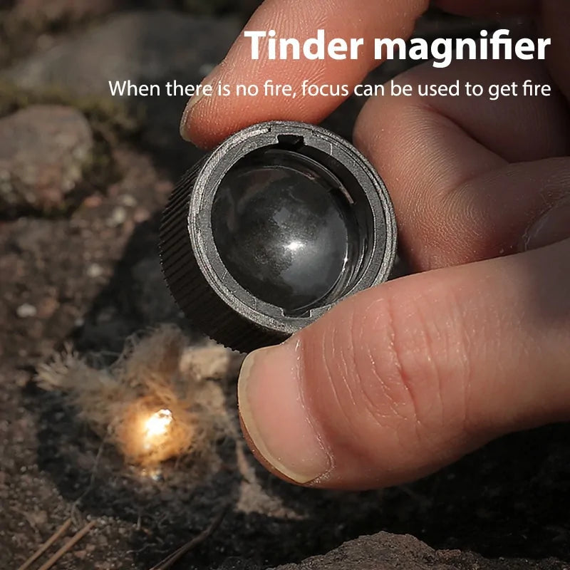 Whistle w/Compass/Magnifying Glass/Thermometer
