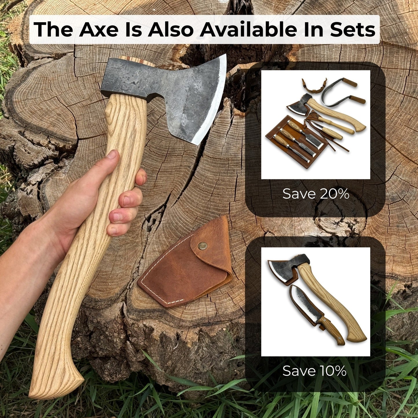 Axe Carving Hand-Forged Multifunctional