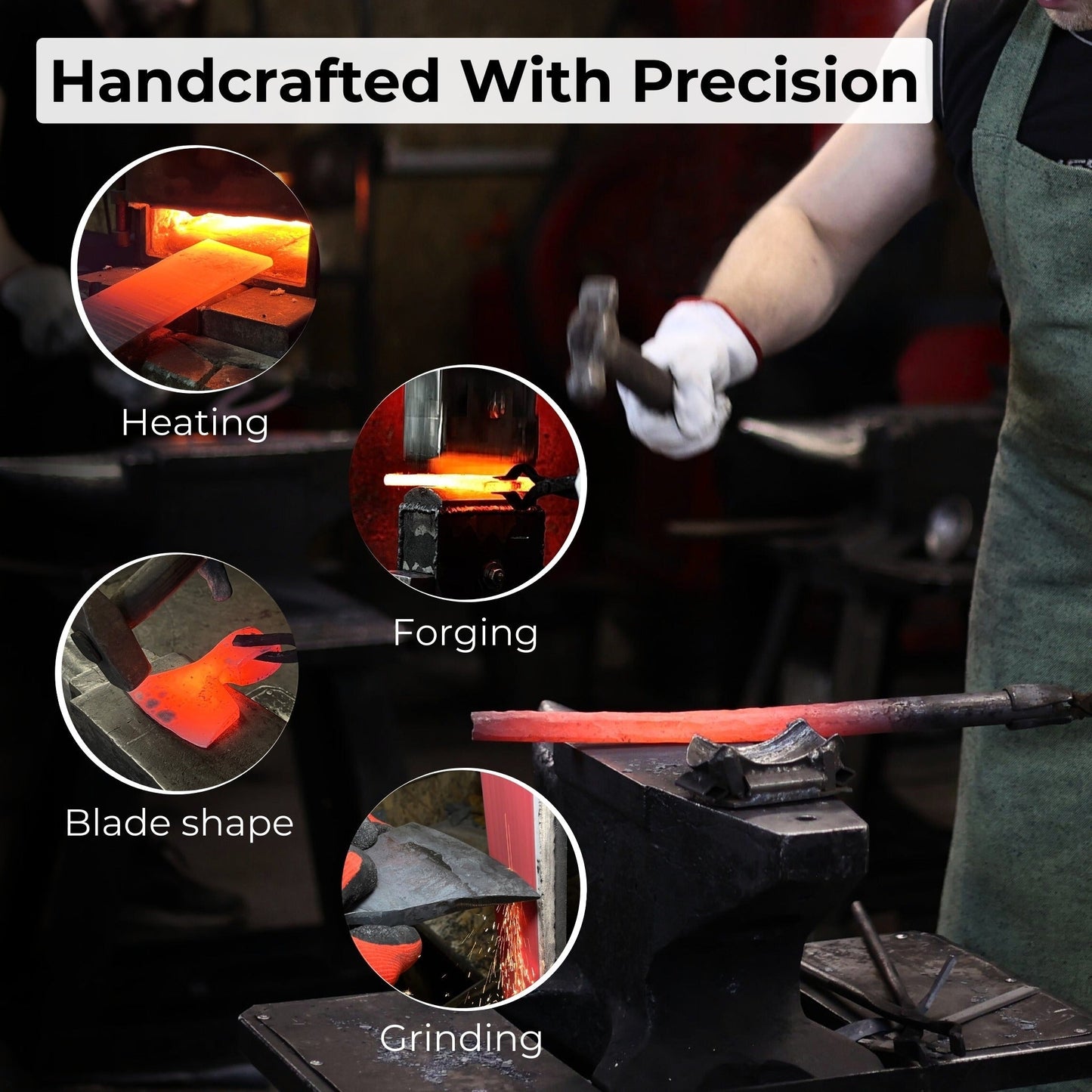 Axe Carving Hand-Forged Multifunctional