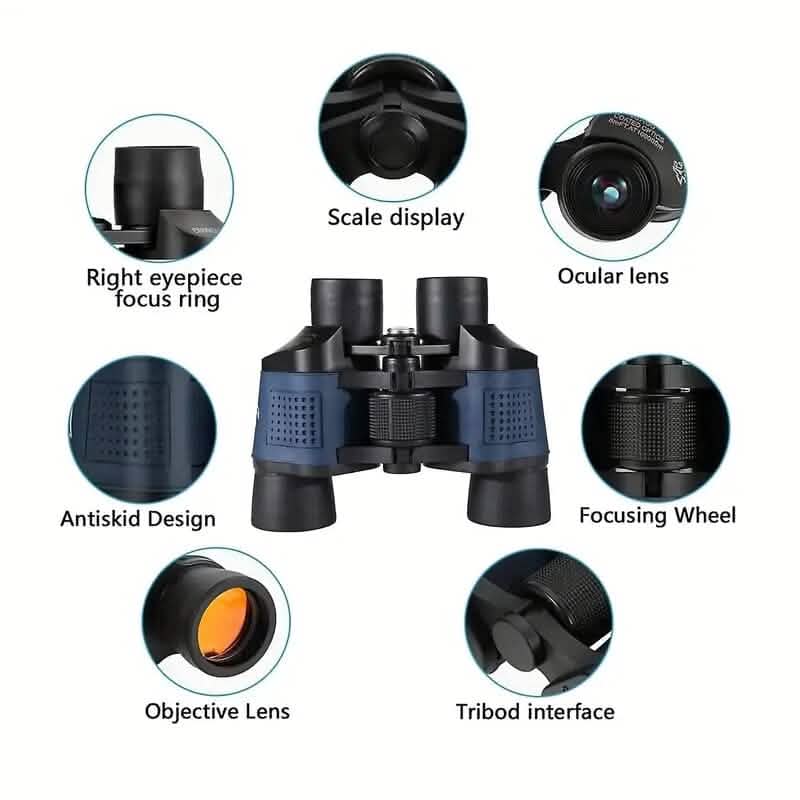 Binoculars Telescope High-Definition w/Night Vision