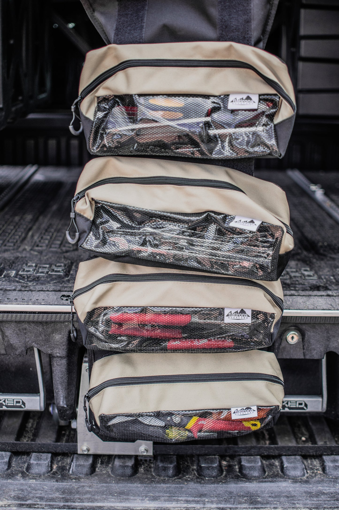 Roll Gear Stowage 4 x Hook-n-Loop Pouches