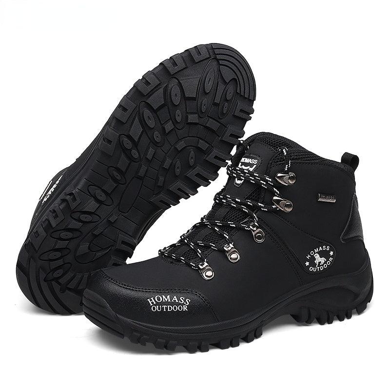 Boots Snow Hiking Waterproof NonSlip Leather Men