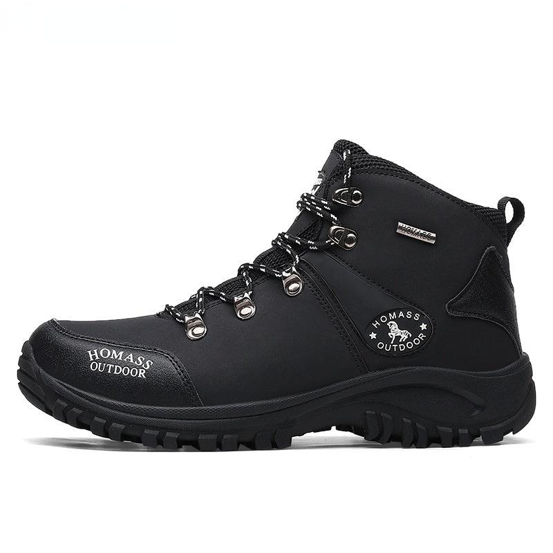 Boots Snow Hiking Waterproof NonSlip Leather Men