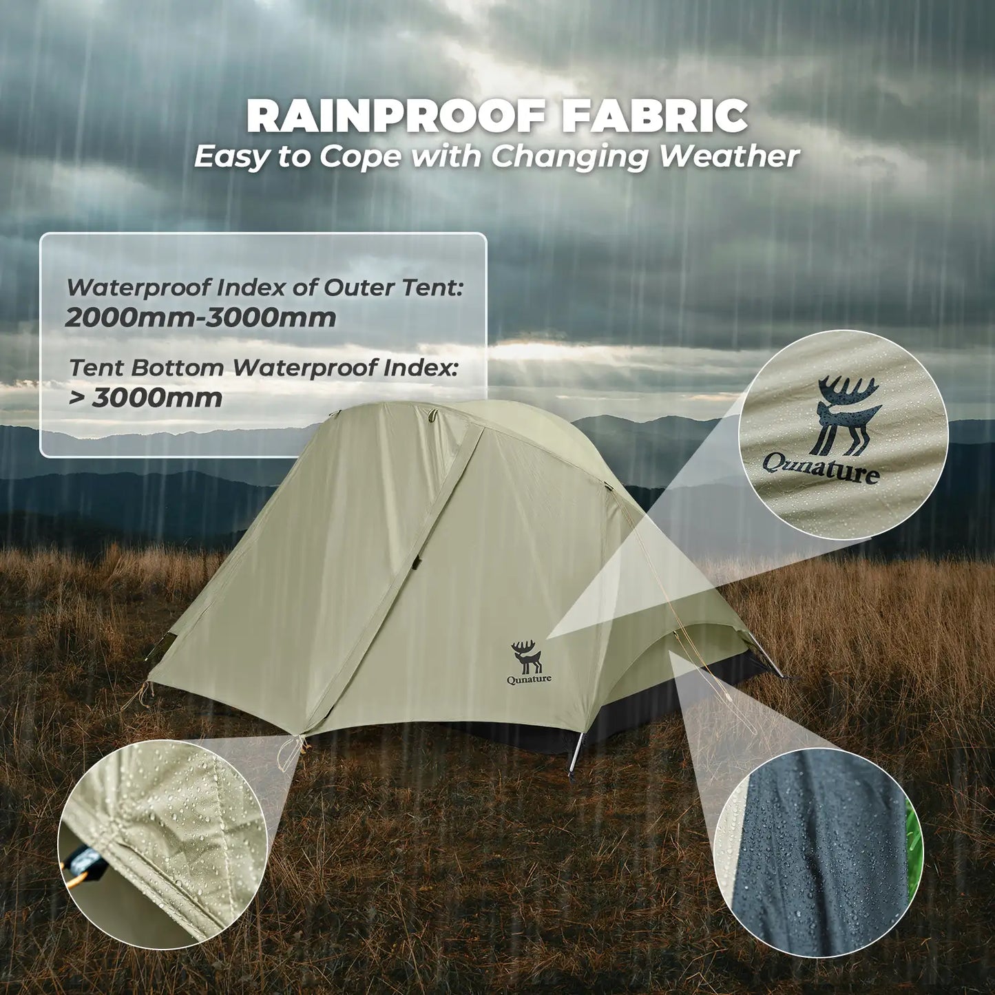 Tent Easy Set Stable Dome 2 Pax