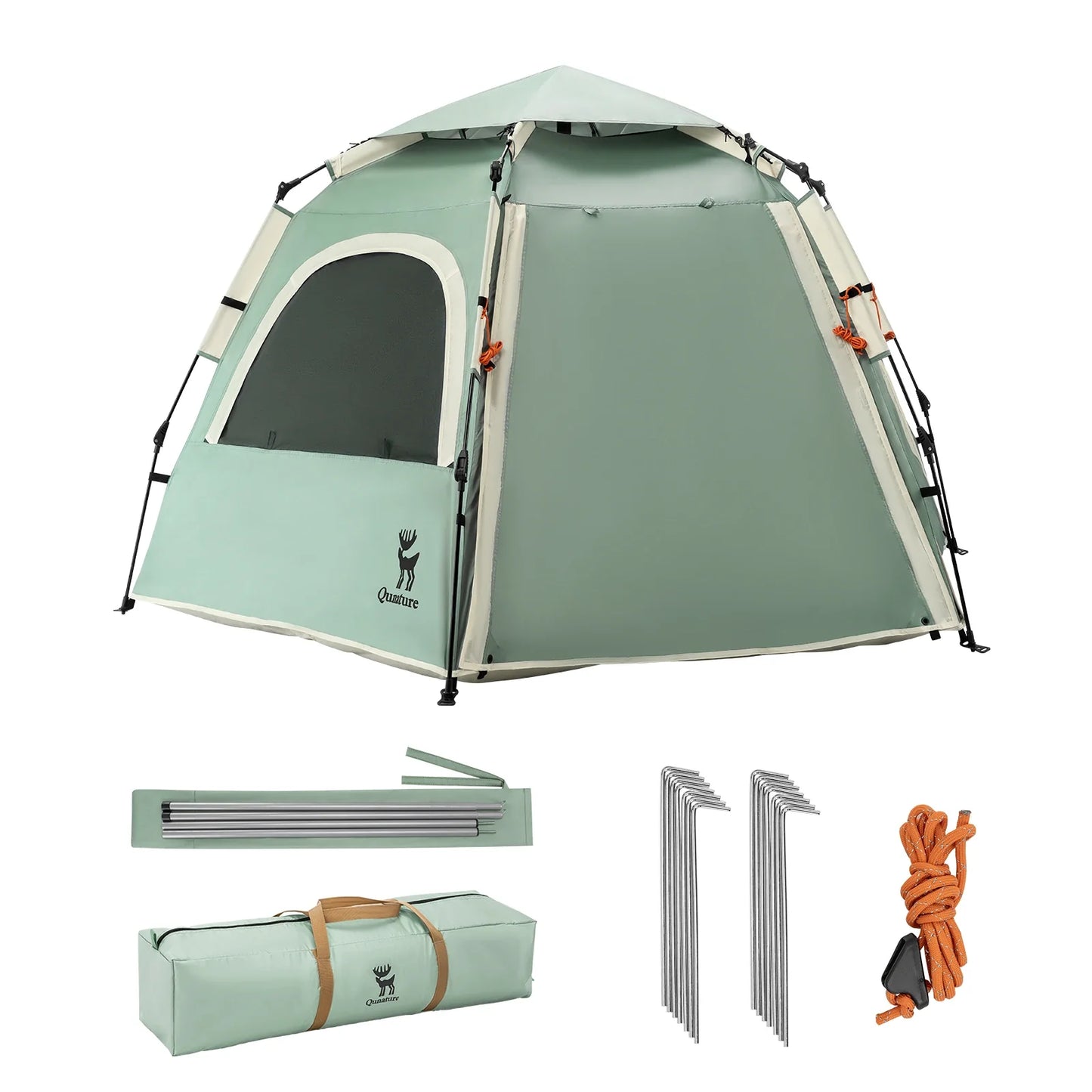 Tent Hexagonal Quick Set Lightweight 360 Vent UPF50+