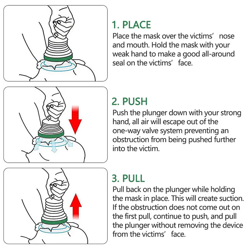 Device Rescue Anti-Suffocation/Choking Vac