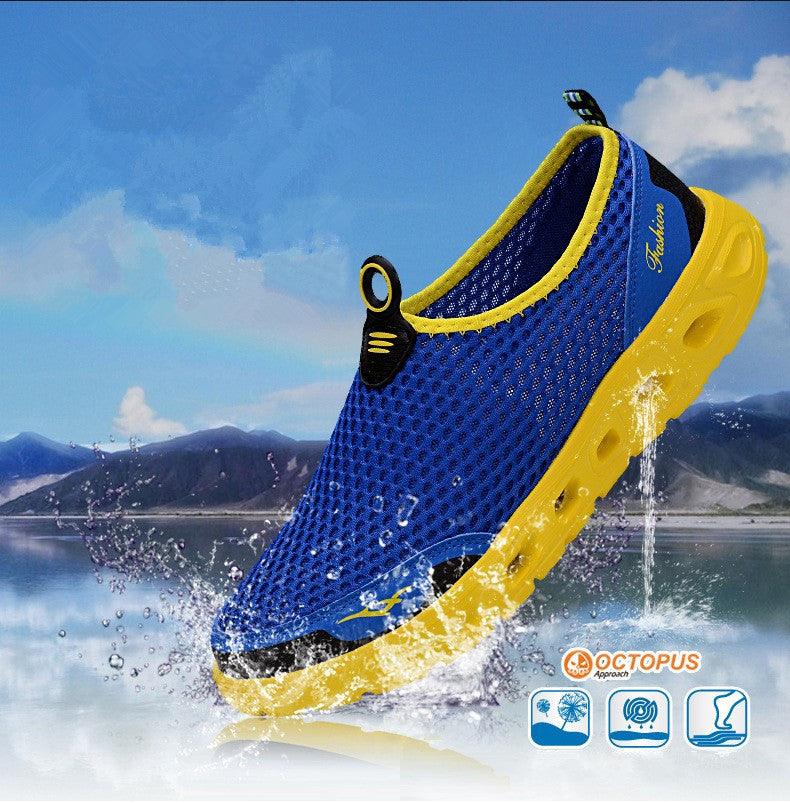 Shoes Water Slip-On Mesh Quick Dry Lightweight Mens