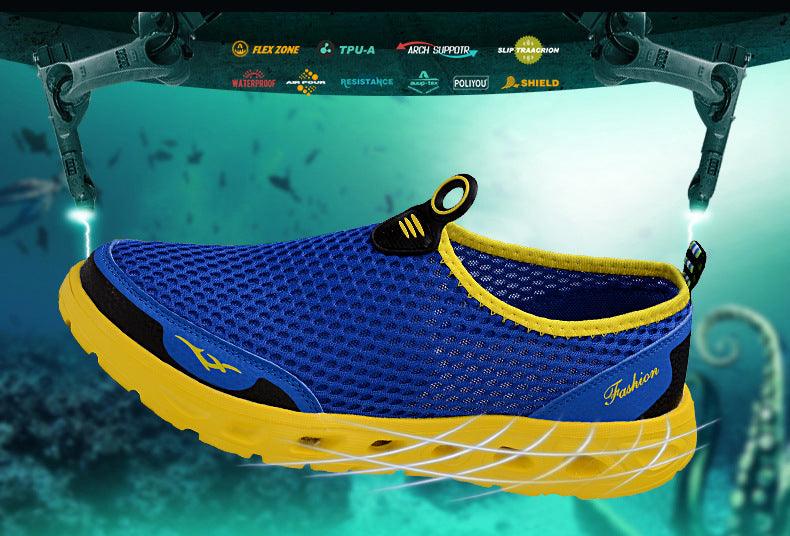 Shoes Water Slip-On Mesh Quick Dry Lightweight Mens