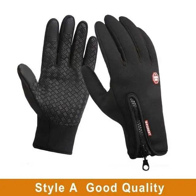 Gloves Winter Touchscreen Unisex Blue