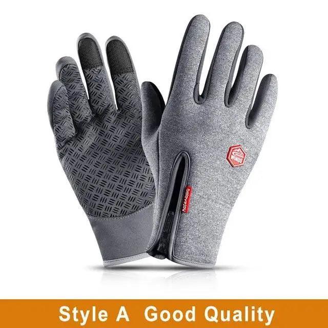 Gloves Winter Touchscreen Unisex Blue