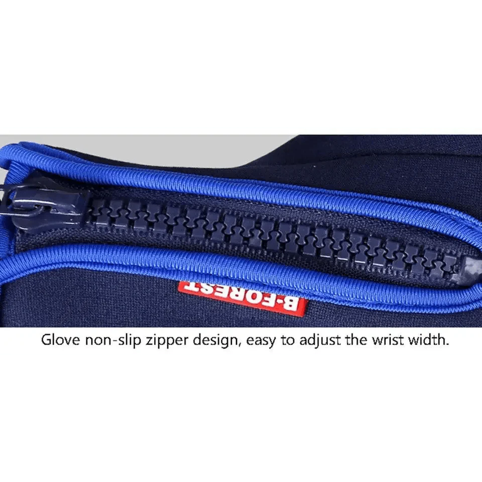Gloves Winter Touchscreen Unisex Blue