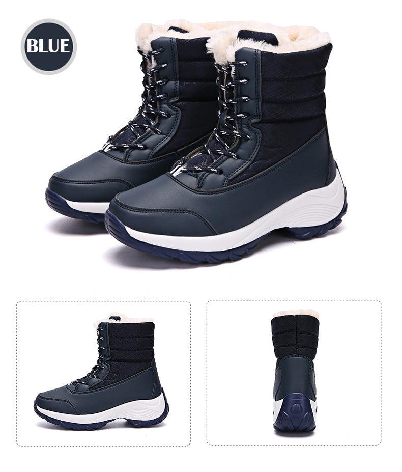 Boots Snow Hiking Waterproof NonSlip Leather Women