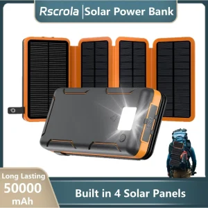 Power Bank 4-Panel Solar
